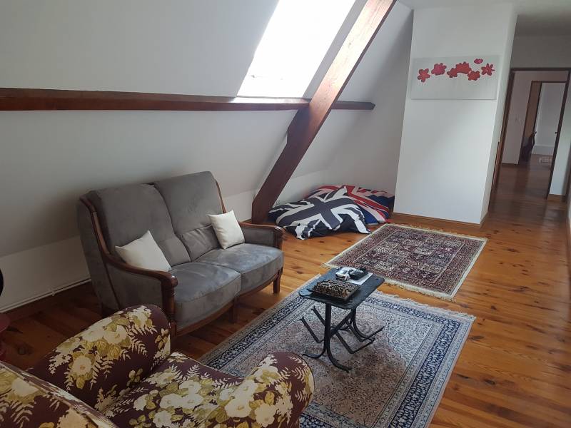 A vendre maison normande de 200 m² habitable avec une grande pièce paliére à Andé (27430)