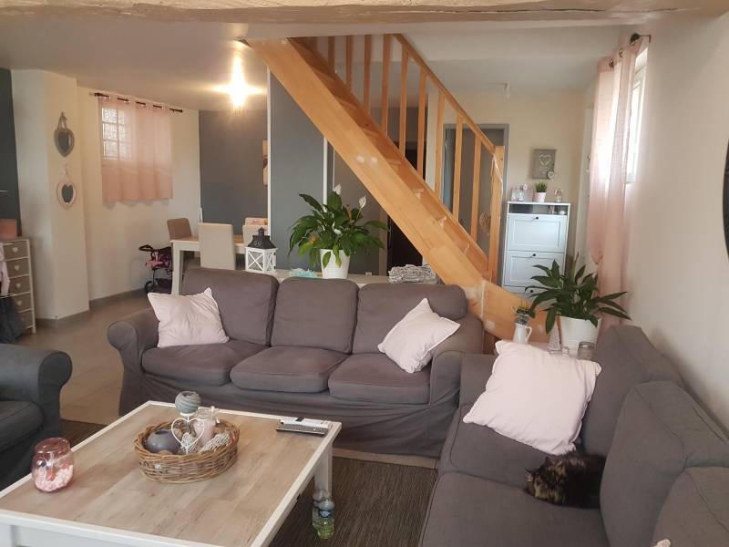 A vendre maison ancienne avec un séjour/salon de 38 m² à Léry