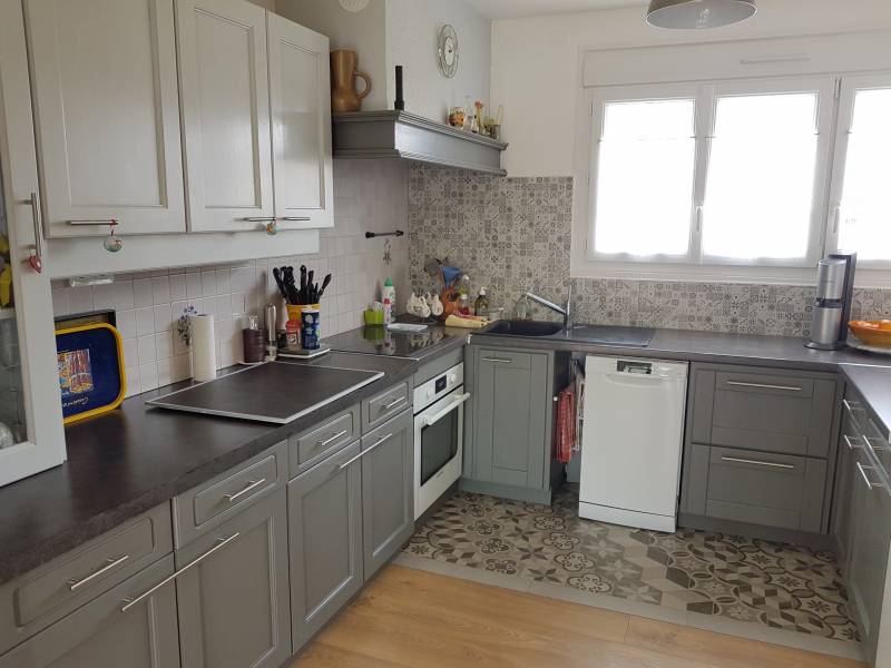 Achetez une maison rénovée F4 avec cuisine ouverte équipée à Le Vaudreuil