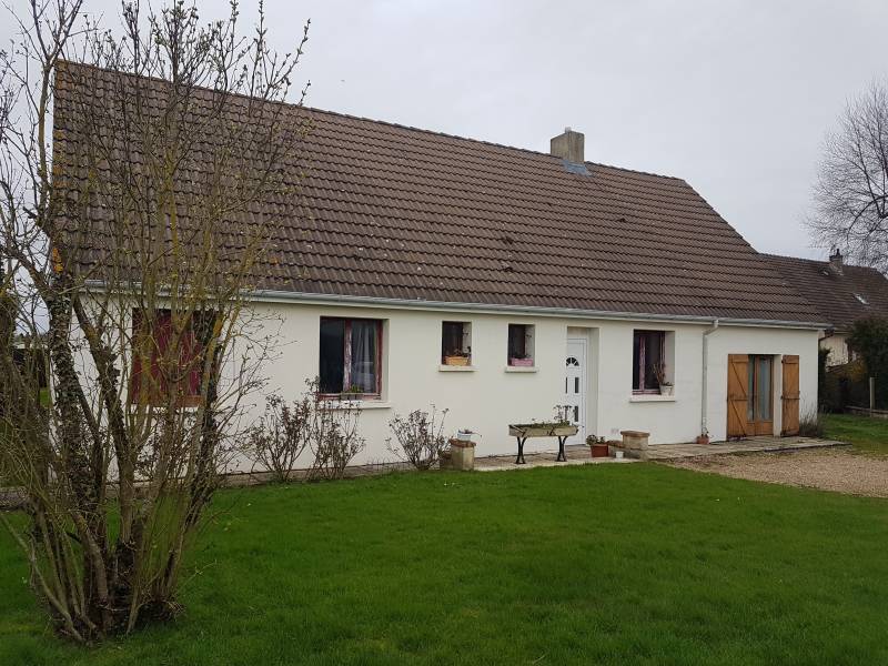 A vendre maison F4 de plain pied à La Haye Malherbe