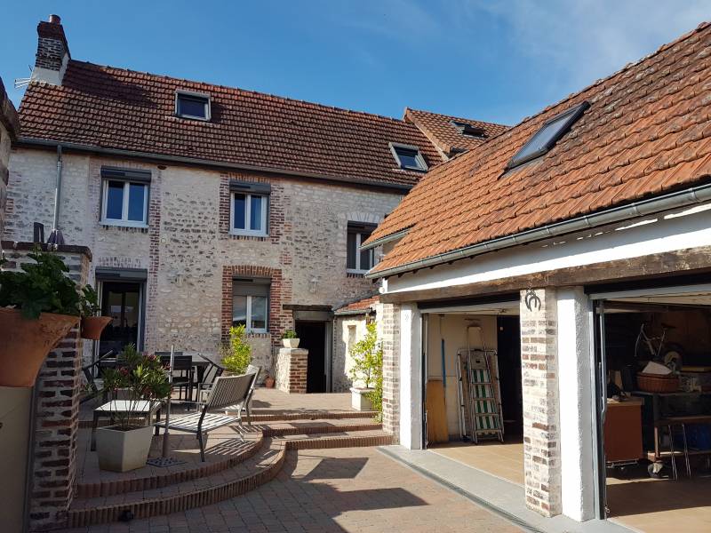 a vendre maison ancienne atypique F3 avec dépendance et jardin à Léry