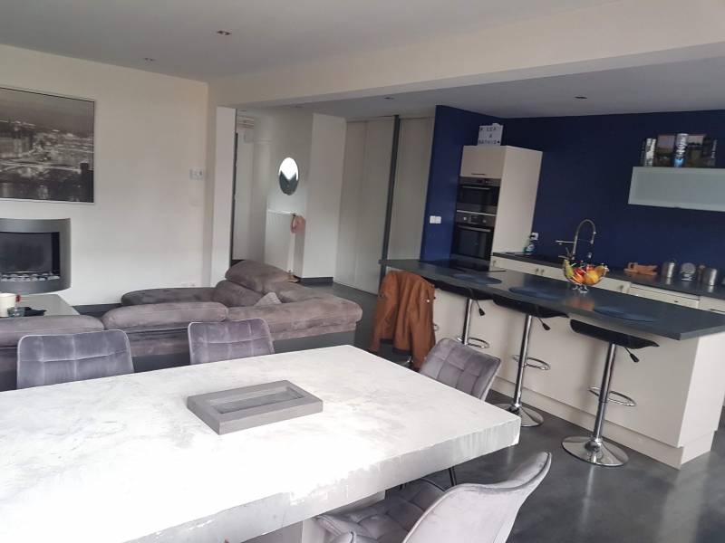 Maison F4 de 102 m² habitable avec 3 chambres jardin et garage Val de Reuil (27100) Limite le Vaudreuil 