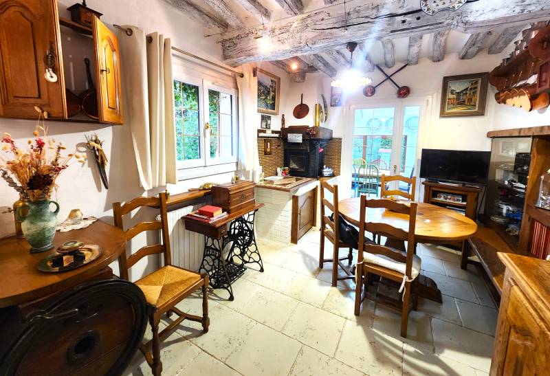 Maison 116 m² Incarville – 2 chambres, sous-sol complet, jardin clos