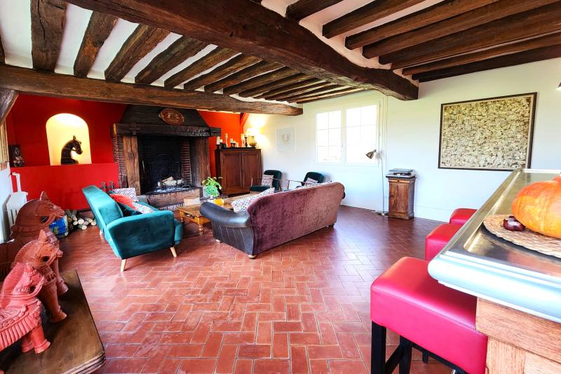 Demeure familiale de prestige aux Damps, proche des bords de l’Eure