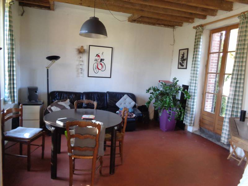 Vends maison ancienne de 95 m² sur un jardin de 1100 m² à Acquigny 27400