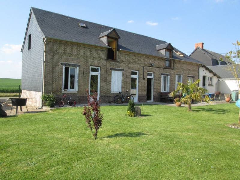 A vendre longère en briques à MONTAURE 27400 avec beaucoup de cachet