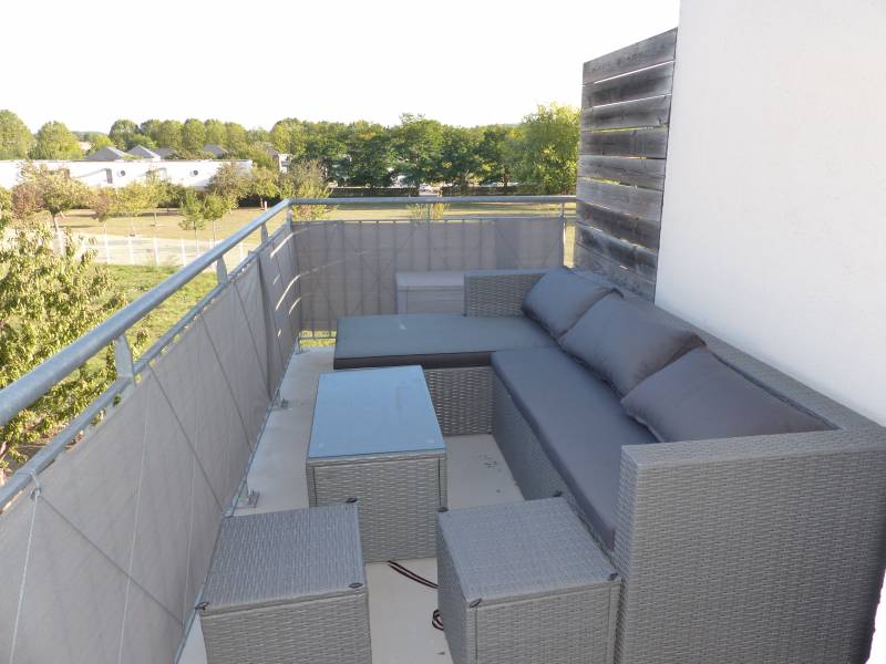 Vue dégagée de la terrasse