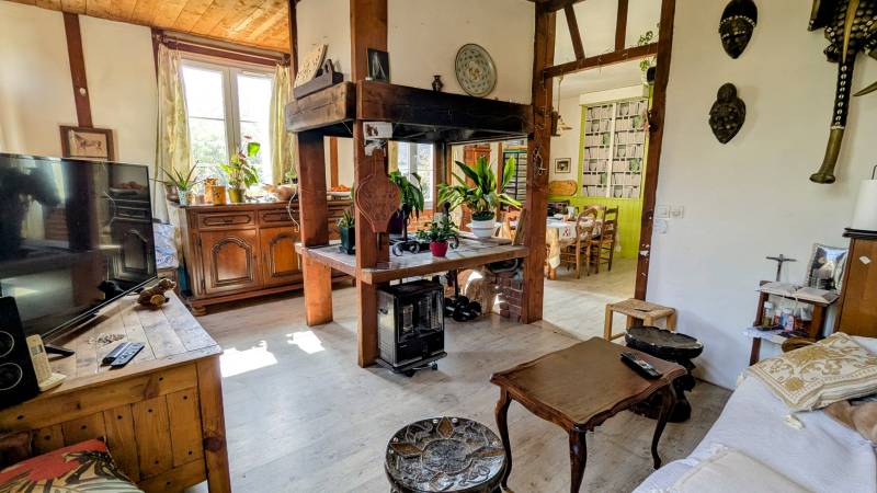 Maison normande de charme à vendre à Terres de Bord (27400) dans l'Eure en Normandie
