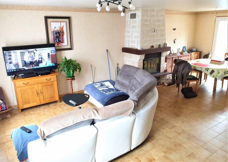 Maison T4 Salon avec insert