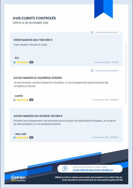 Maison traditionnelle au Cavé 4 chambres VAL DE REUIL Quartier du Cavé 