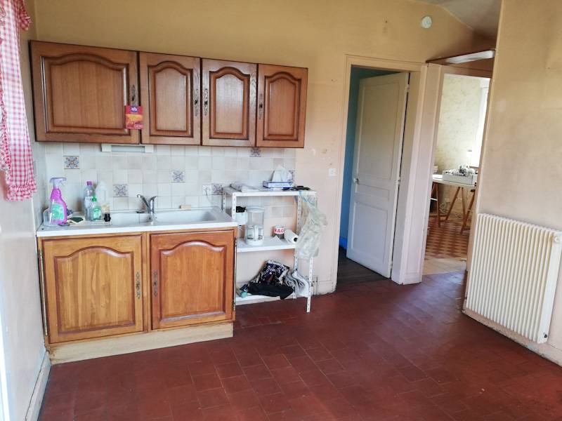 Cuisine aménagée dans une maison de Saint Pierre du Vauvray