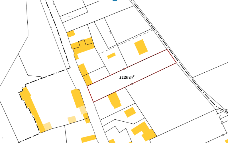 Beau terrain plat à bâtir à Léry (27690) – 1 120 m², accès A13 rapide, gare à 10 min